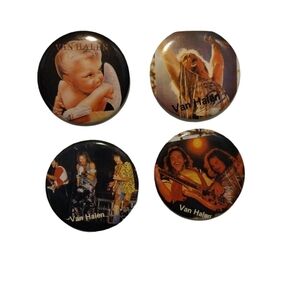 Van halen Button pins set